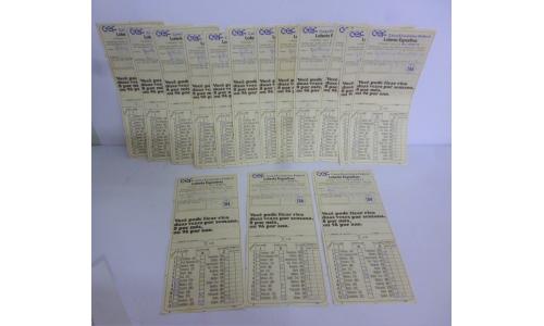Volante Loteria Esportiva Teste 184 1974